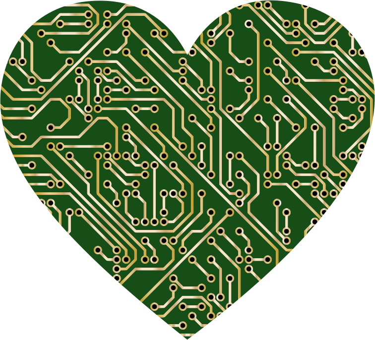 Printed Circuit Board Heart 2