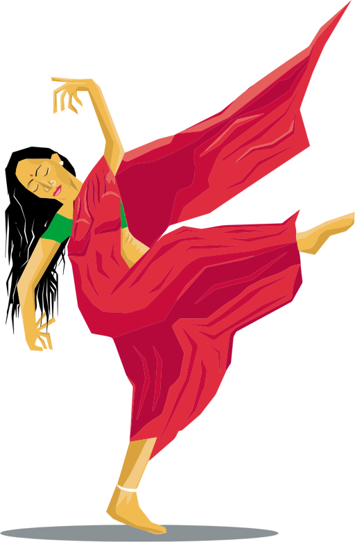 Indian Lady Dancing