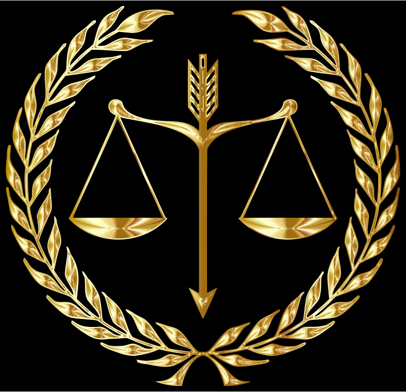 Justice Emblem Gold