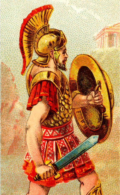 Cigarette card - Greek Sword