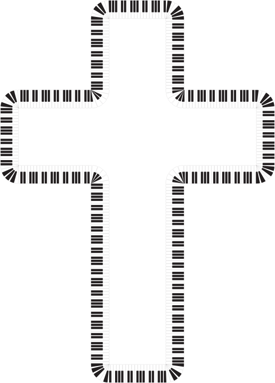 Cross Piano Keys