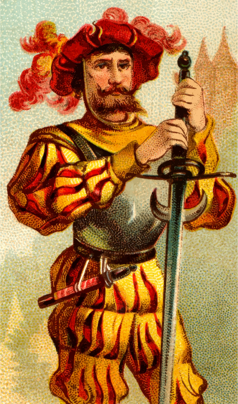 Cigarette card - Two Handed Sword