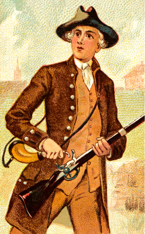 Cigarette card - Flint Lock Musket