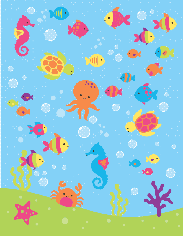 Cute Underwater Scene