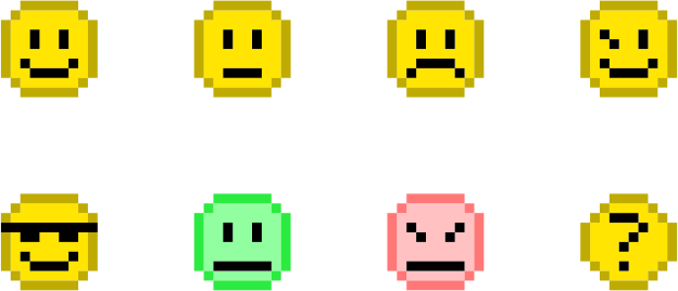Pixel Emoticons (10px)