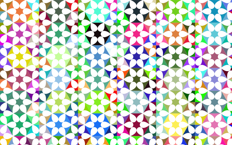 Prismatic Floral Pattern 2