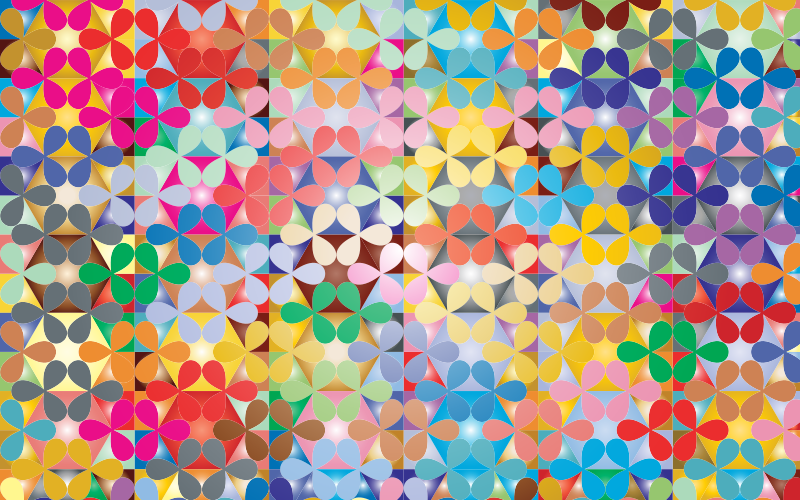 Prismatic Floral Pattern 2 Variation 2