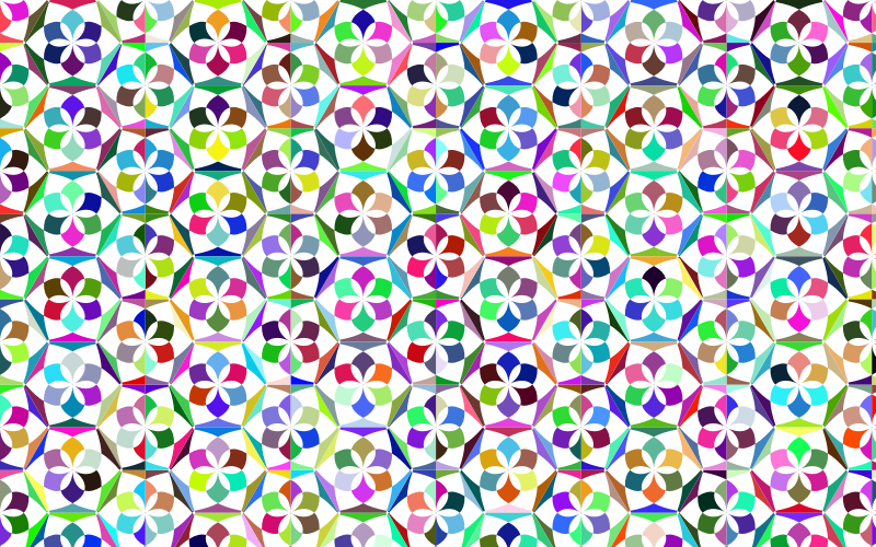 Prismatic Floral Pattern 3