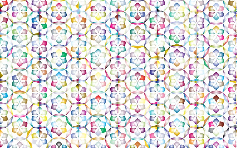 Prismatic Floral Pattern 3 Variation 2