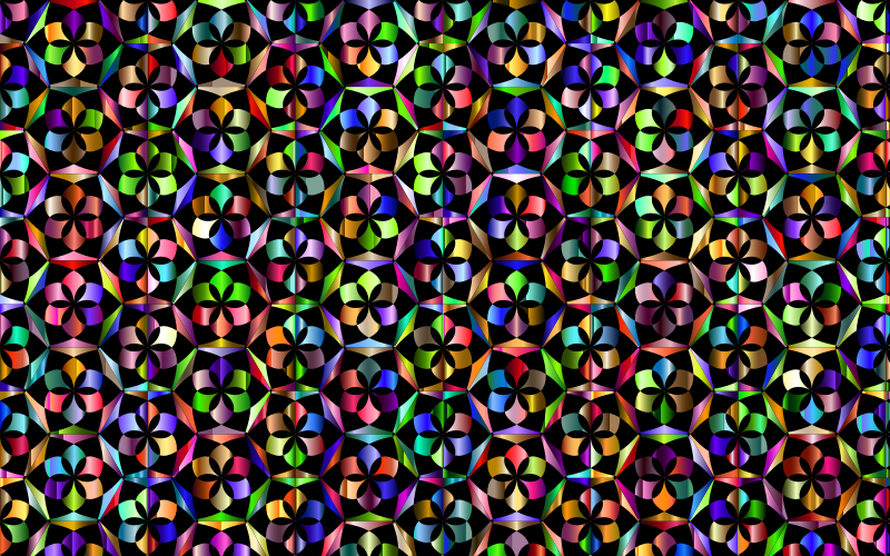 Prismatic Floral Pattern 3 Variation 3