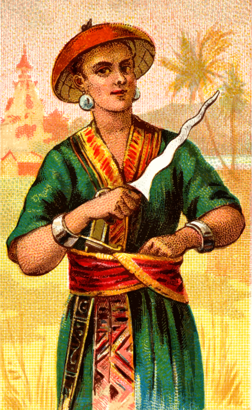 Cigarette card - Malay Creese