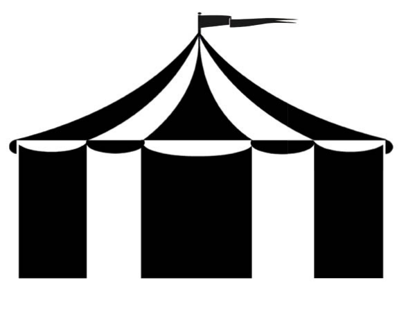 dark circus tent