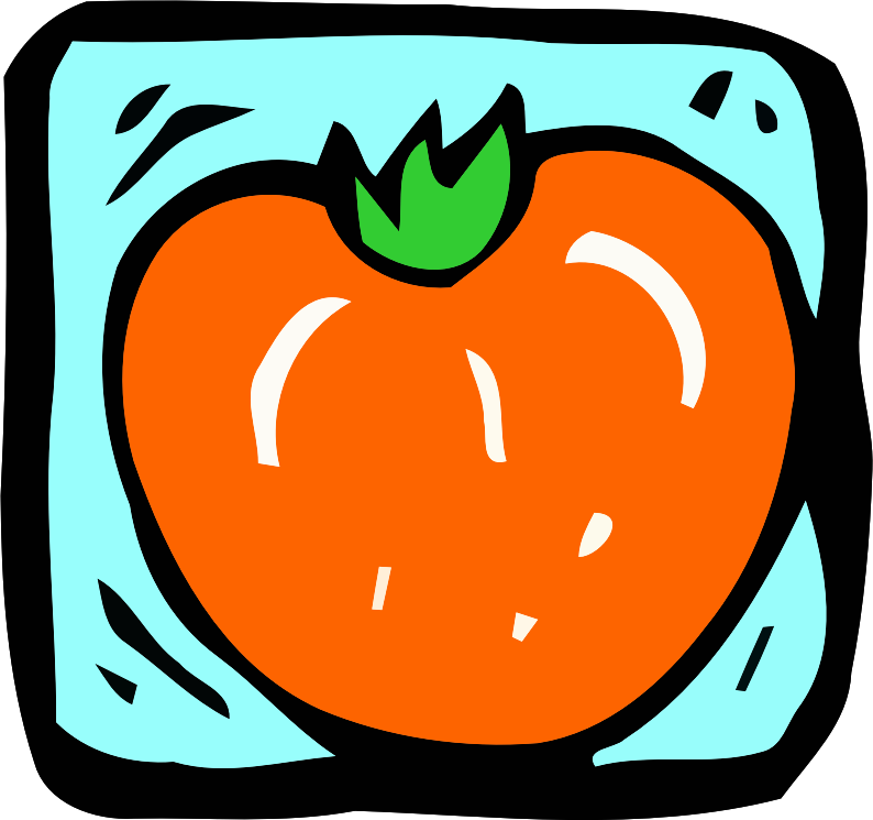 Food and drink icon - persimmon