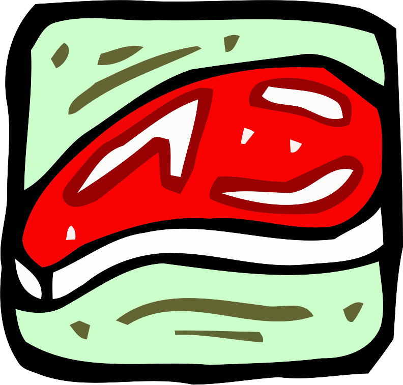 Food and drink icon - meat