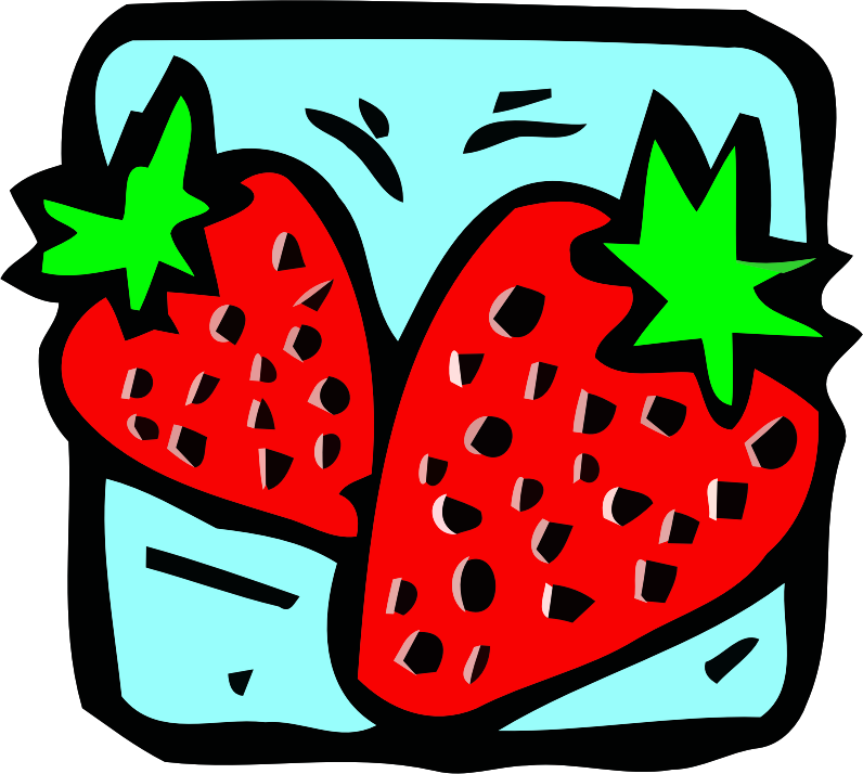 Food and drink icon - strawberry