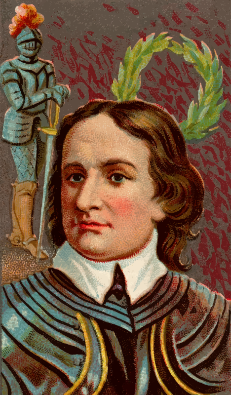 Cigarette card - Cromwell