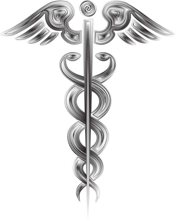 Caduceus Grayscale