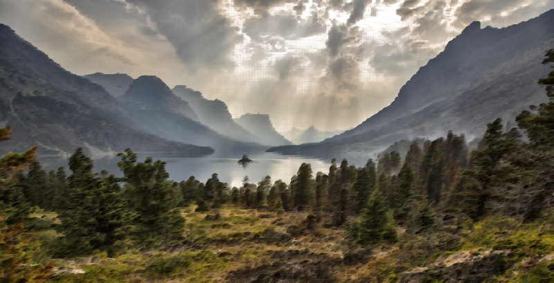 Surreal Glacier National Park