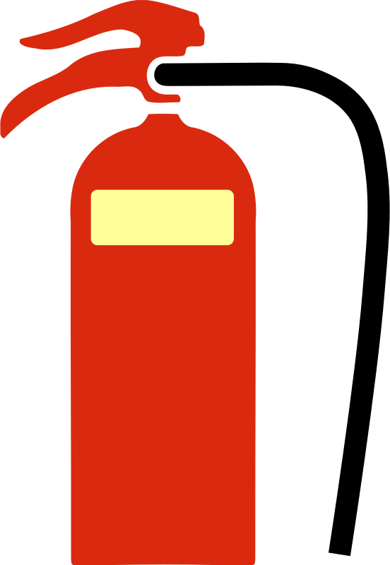 Fire extinguisher - foam - Openclipart