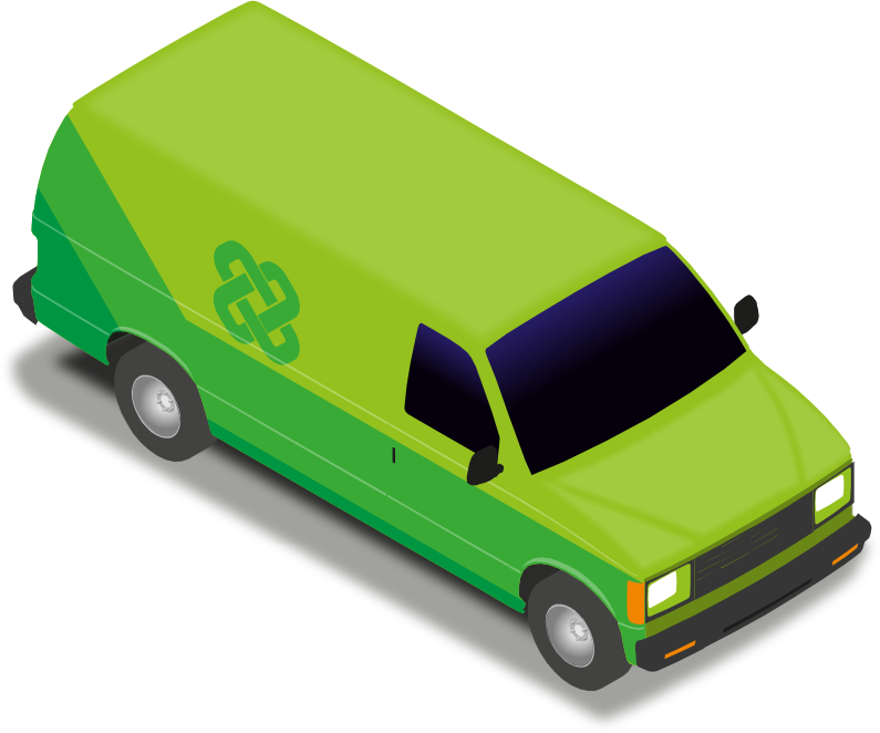 Delivery van