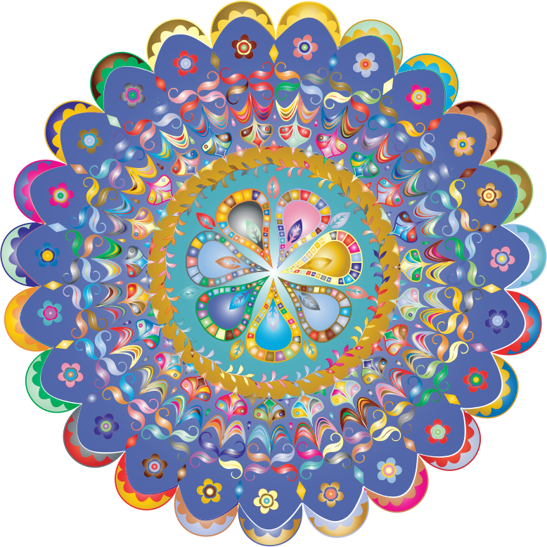 Prismatic Mandala Design