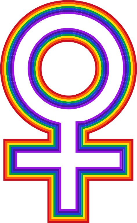 Rainbow Female Symbol