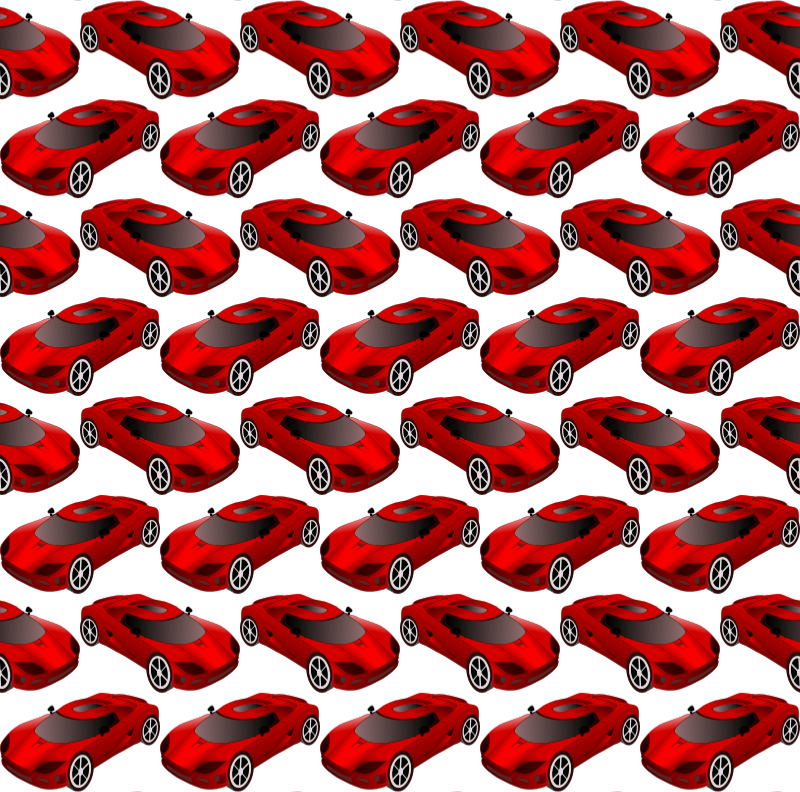 Sports car pattern