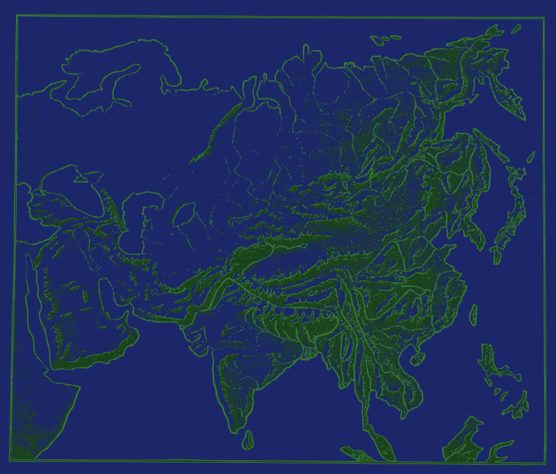 Map of Asia