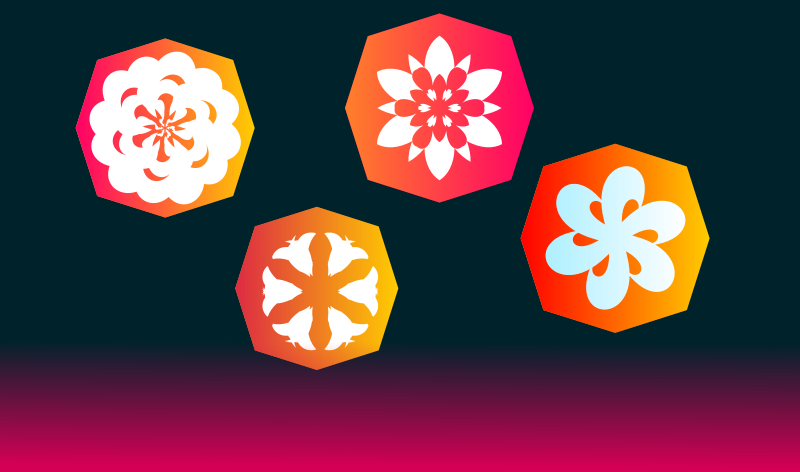 flowers icons - Openclipart