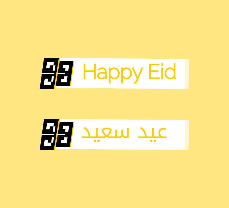 happy eid design 