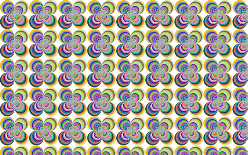 Seamless Prismatic Retro Pattern