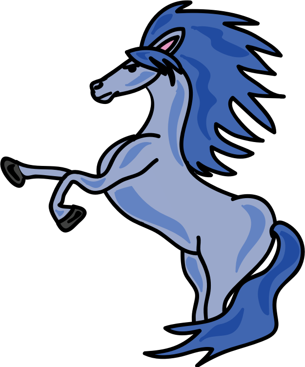 Horse Blue