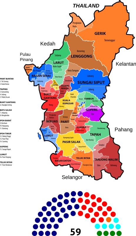 Perak State Legislative Assembly Constituencies