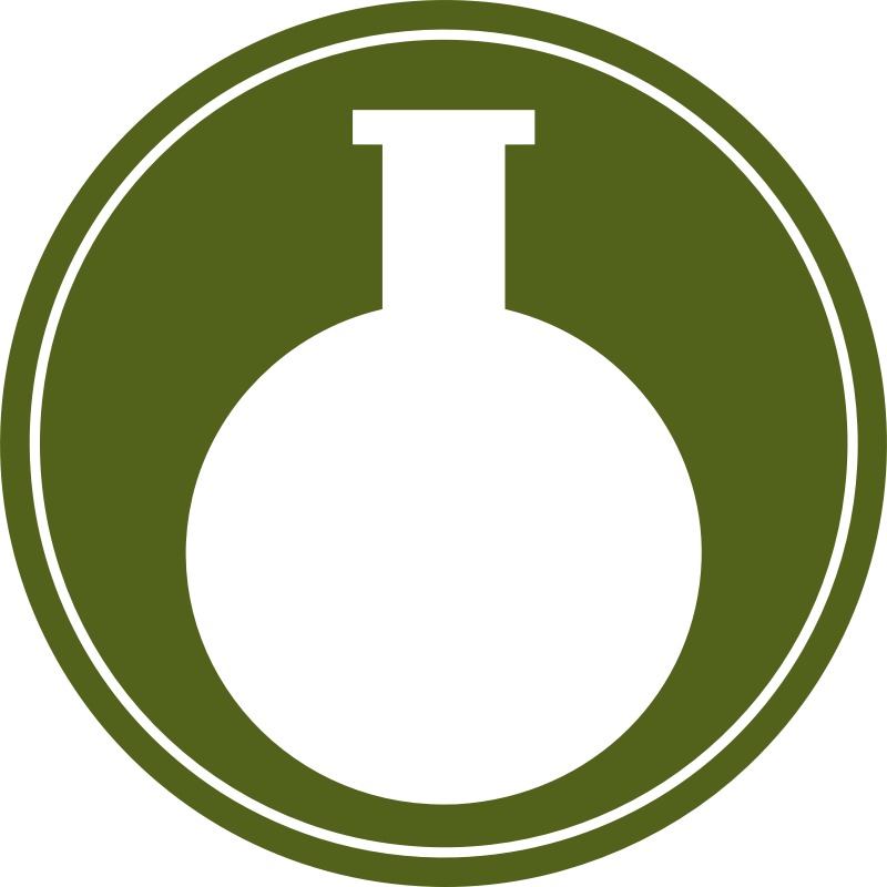 Round bottomed flask vectorized