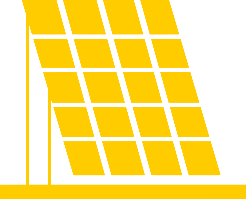 Solar panel vectorized