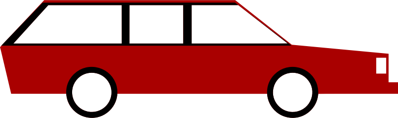 Station wagon vectorized