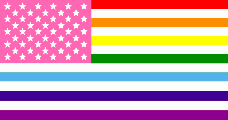 Gay American Flag