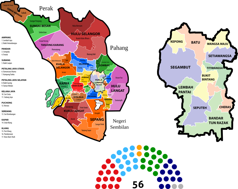 Selangor State Legislative Assembly Constituencies (2013)