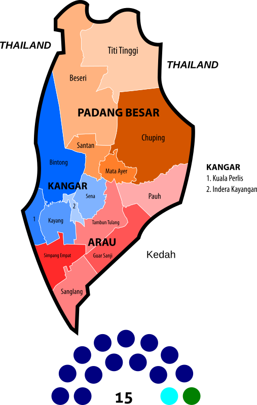 Perlis State Legislative Assembly Constituencies (2013)