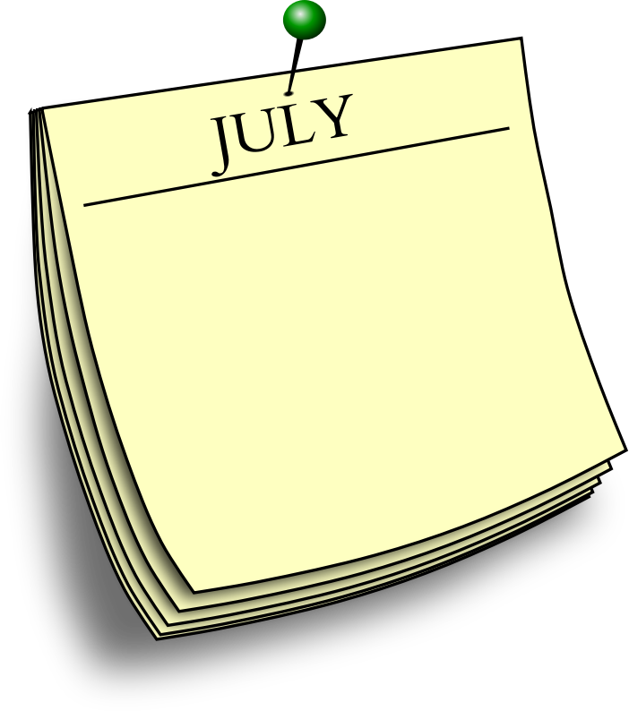 Monthly note - July