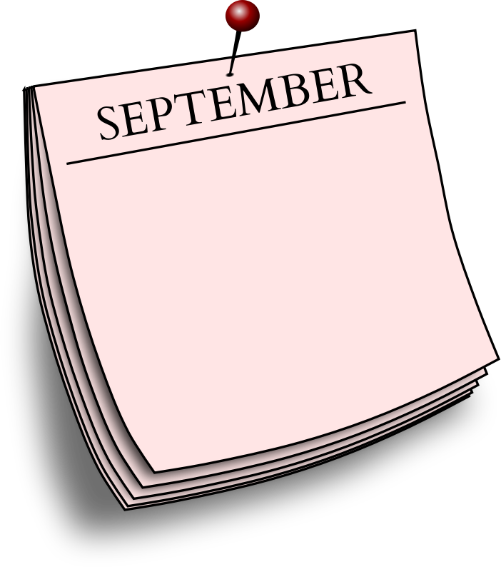 Monthly note - September