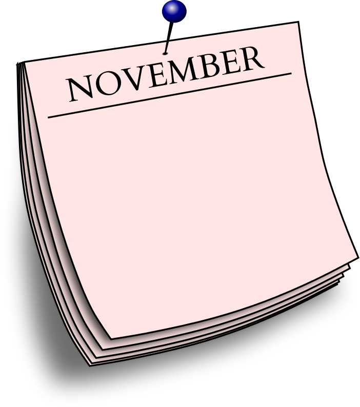 Monthly note - November