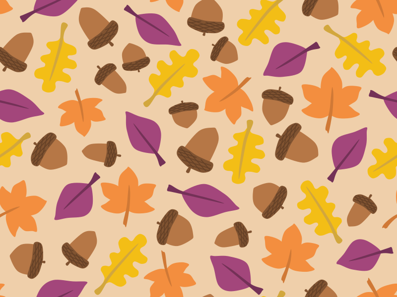 Seamless verson of Fall Pattern - Openclipart