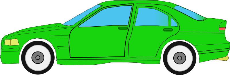 green car