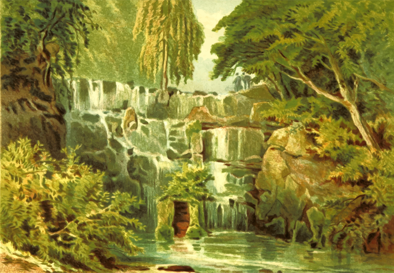 Cascade at Virginaia Water