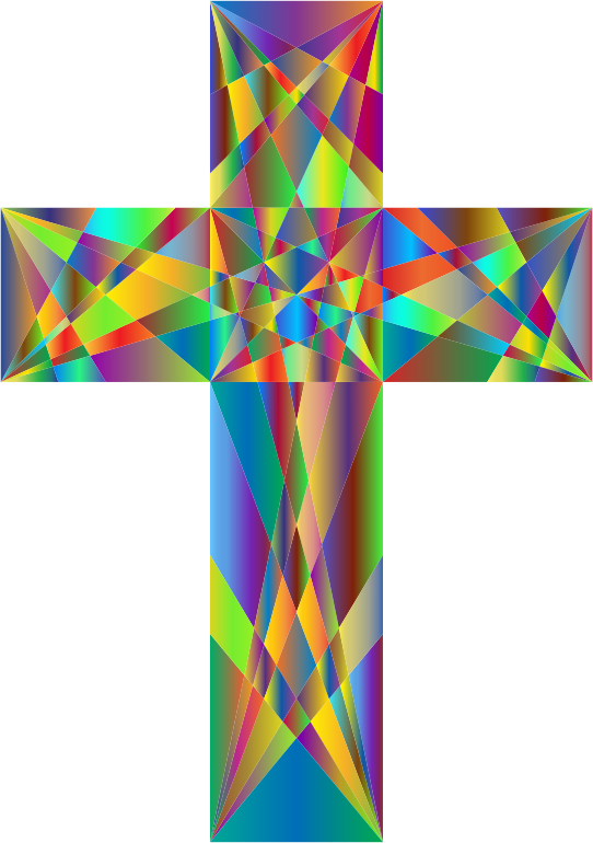 Prismatic Geometric Cross 2