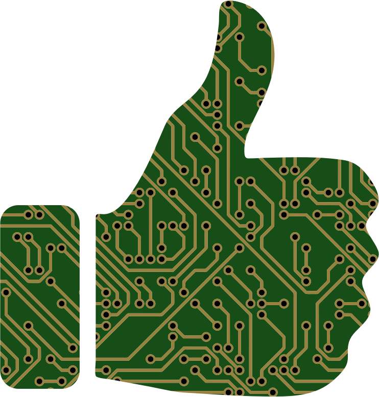 Thumbs Up Circuit Board