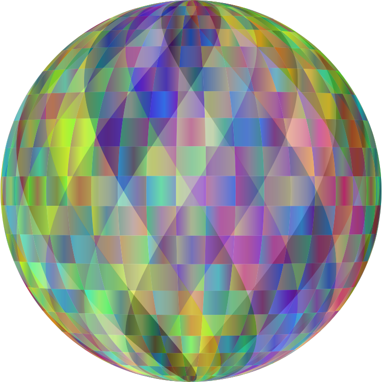 Prismatic Abstract Geometric Sphere