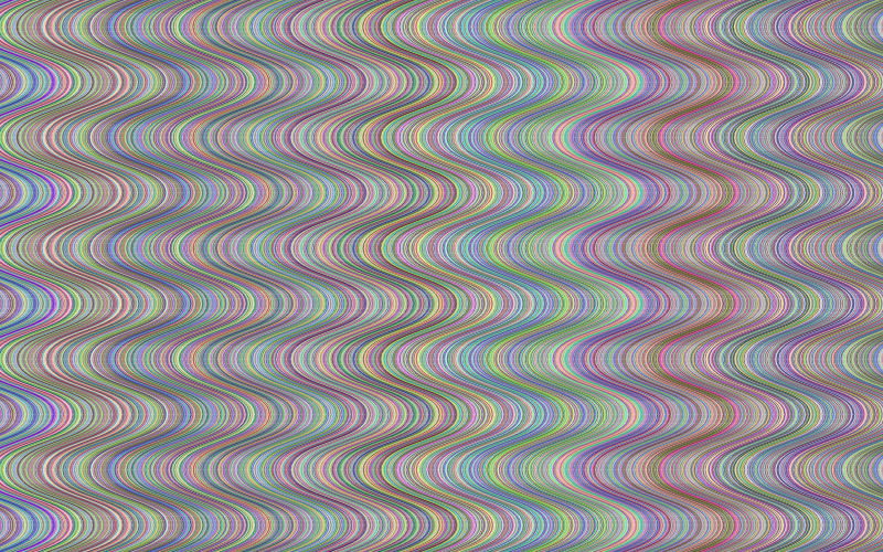 Prismatic Wavy Lines