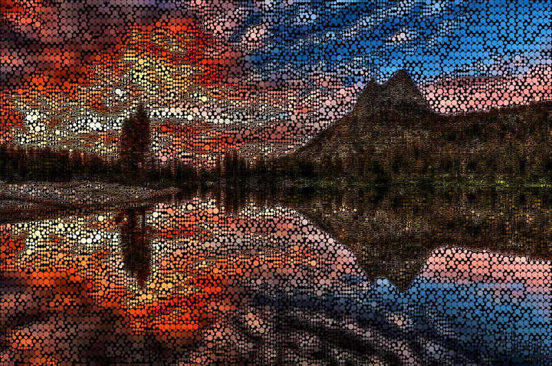 Yosemite Circles Mosaic